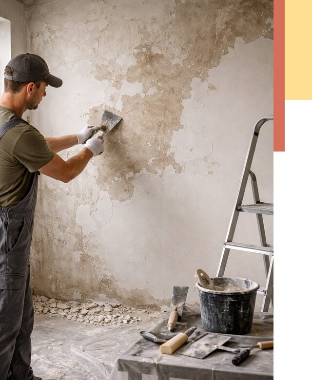 Снятие старой шпаклевки в Кызыле от 1919 руб. — быстро и недорого | ОТДЕЛОЧНИК-Кзл