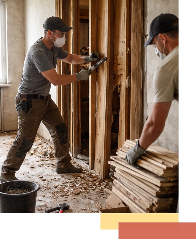 Демонтаж деревянных перегородок в Кызыле быстро и аккуратно