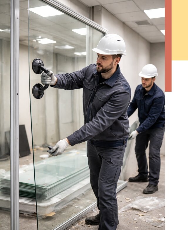 Демонтаж стеклянных перегородок в Кызыле от 3319 руб. — быстро и недорого | ОТДЕЛОЧНИК-Кзл