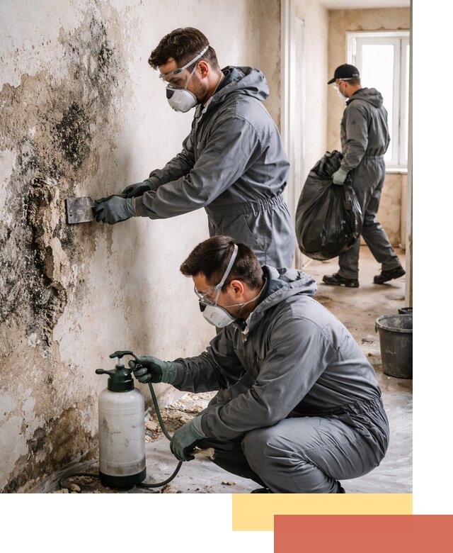 Удаление плесени со стен профессионально в Кызыле