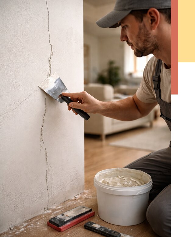 Заделка трещин и сколов в Кызыле от 2541 руб. — быстро и недорого | ОТДЕЛОЧНИК-Кзл