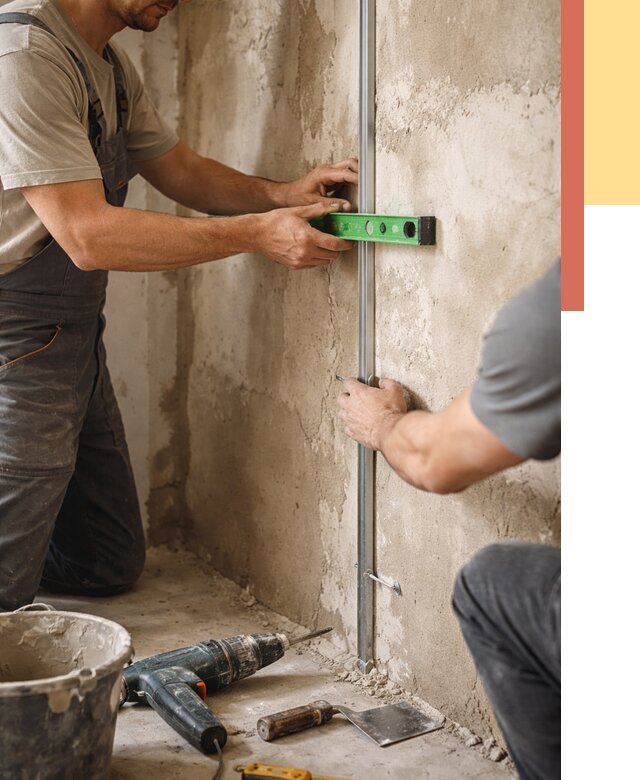 Установка штукатурных маяков в Кызыле от 7260 руб. — быстро и недорого | ОТДЕЛОЧНИК-Кзл