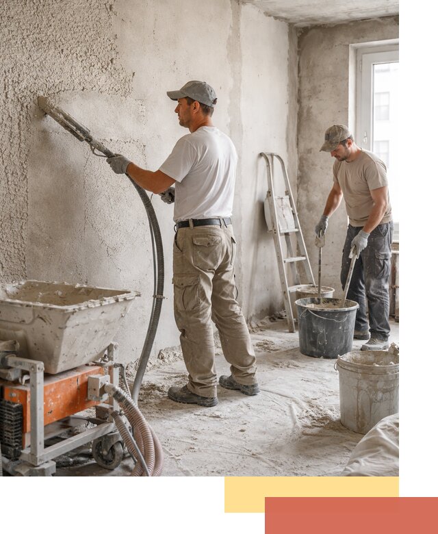 Машинная штукатурка стен в Кызыле — быстро и качественно