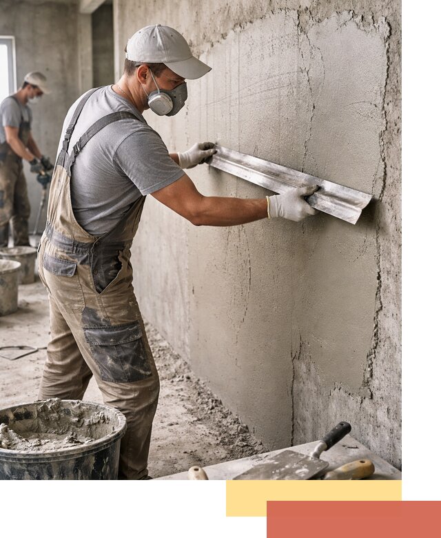 Штукатурка бетонных стен в Кызыле качественно и долговечно