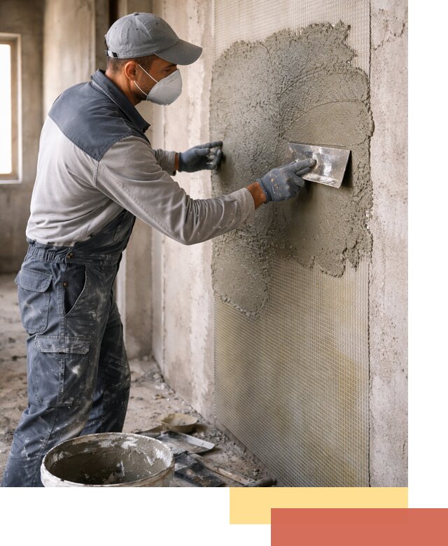 Штукатурка стен по сетке в Кызыле под ключ качественно и быстро