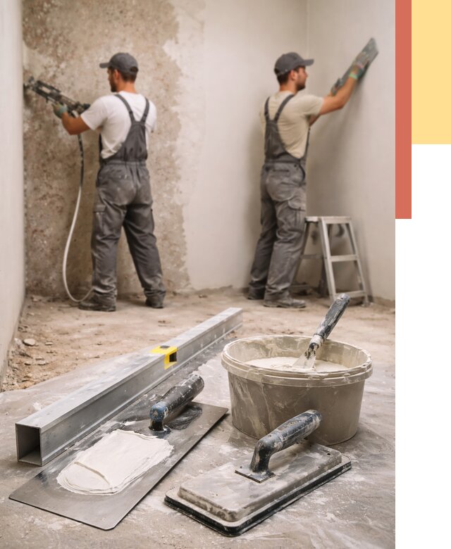 Штукатурка стен под обои в Кызыле от 4667 руб./м2 — выравнивание под обои | ОТДЕЛОЧНИК-Кзл