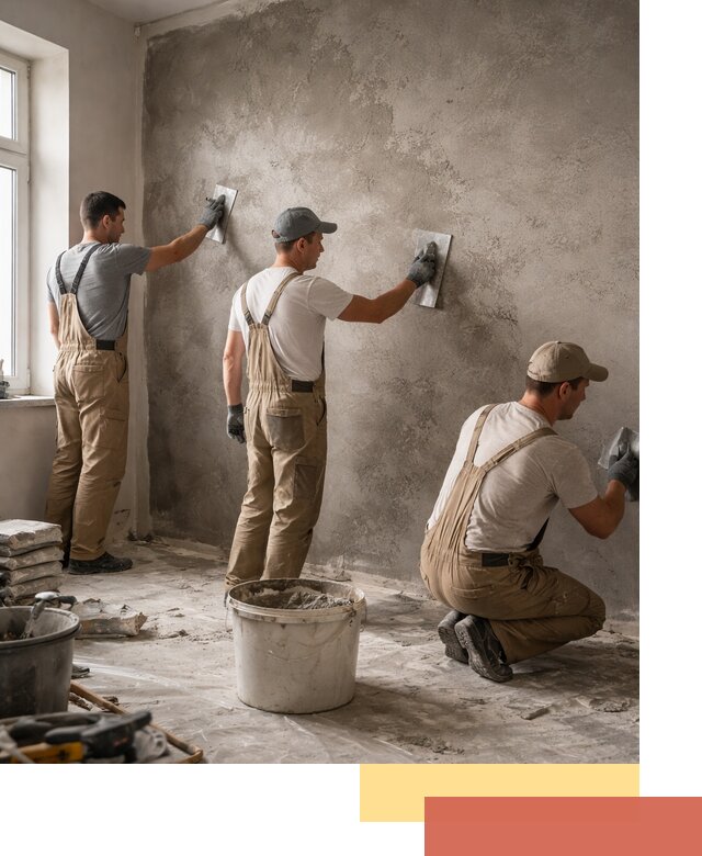 Декоративная штукатурка под бетон в Кызыле для стен и потолков