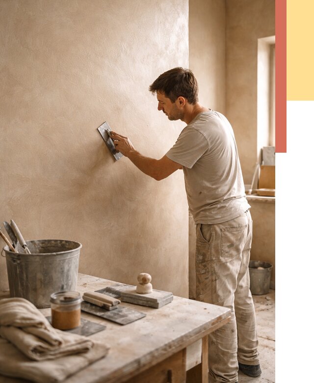 Марокканская штукатурка таделакт в Кызыле под ключ от 4356 руб. | ОТДЕЛОЧНИК-Кзл