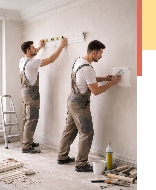 Монтаж лепнины на стены в Кызыле от 4667 руб. — недорого, быстро | ОТДЕЛОЧНИК-Кзл