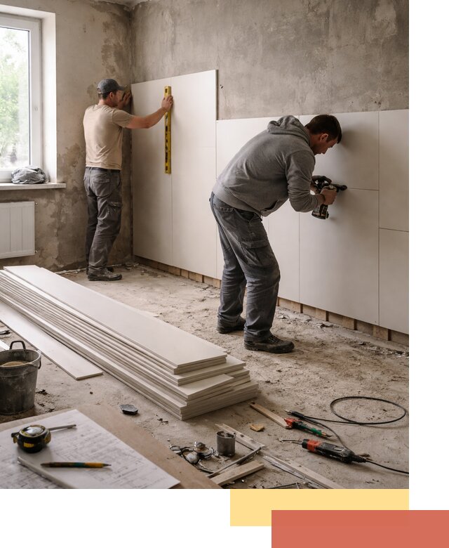 Монтаж ПВХ панелей на стены в Кызыле качественно и быстро