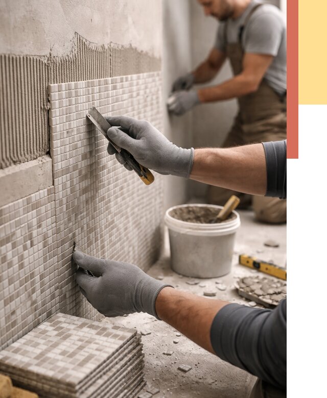 Облицовка стен мозаикой в Кызыле от 3319 руб/м2 — укладка мозаики на стены | ОТДЕЛОЧНИК-Кзл