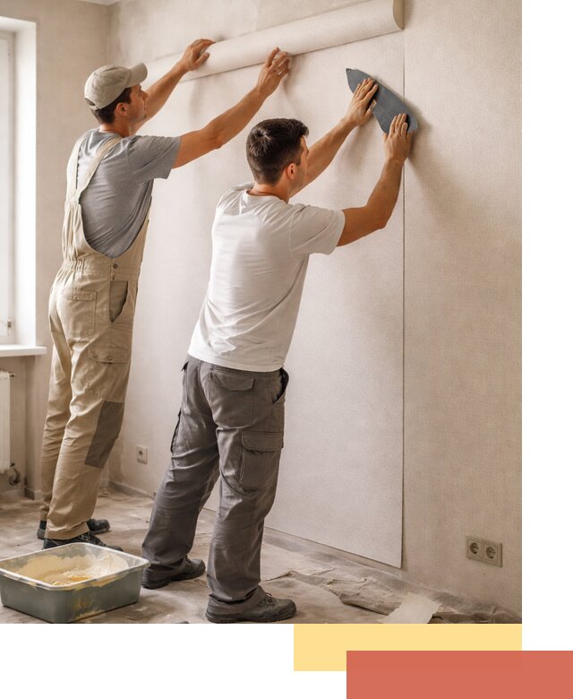 Поклейка виниловых обоев в Кызыле профессионально и качественно