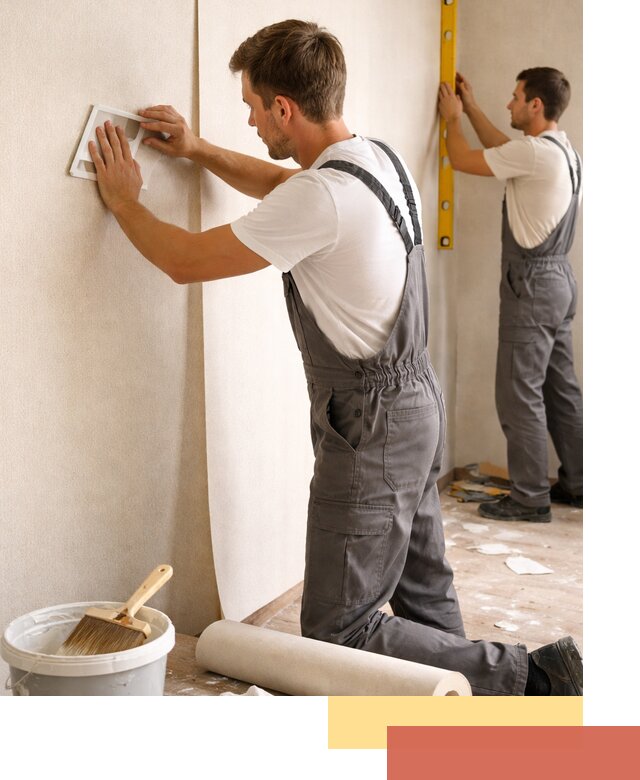 Поклейка бумажных обоев в Кызыле качественно и недорого