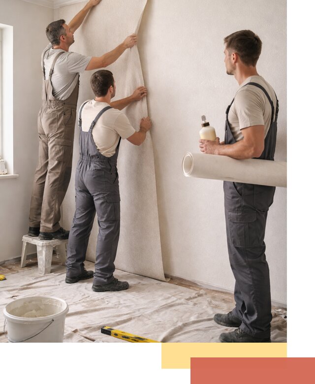 Оклейка стен обоями в Кызыле — качественно и профессионально