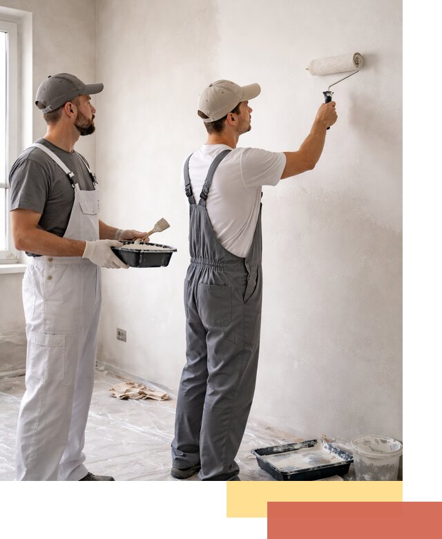 Покраска стен водоэмульсионной краской в Кызыле