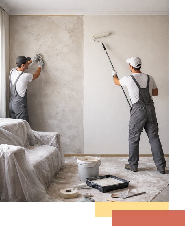 Покраска стен антивандальной краской в Кызыле