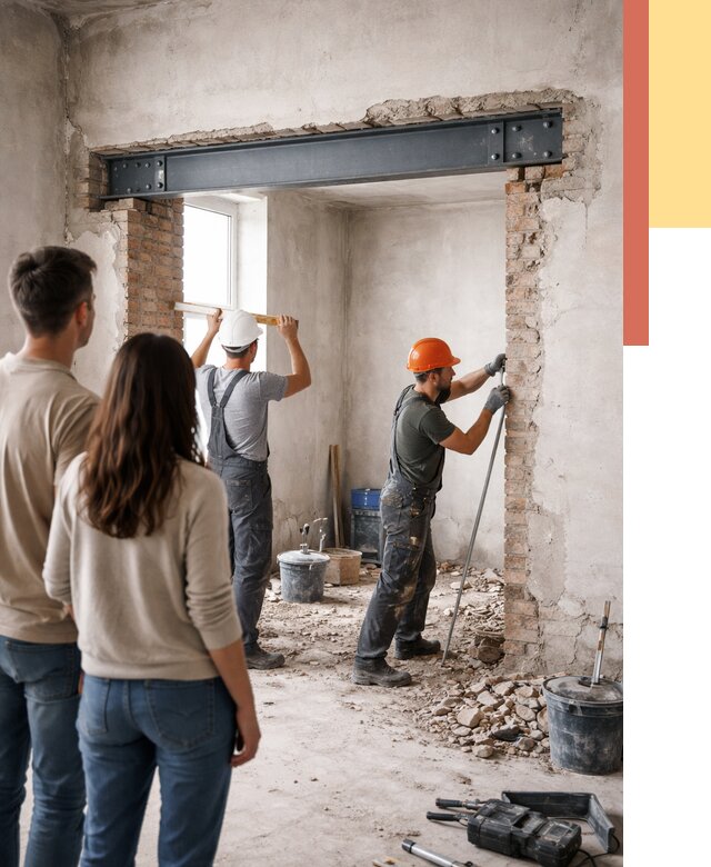 Усиление проема в стене в Кызыле от 9852 руб. — усиление дверного проема металлоконструкцией | ОТДЕЛОЧНИК-Кзл