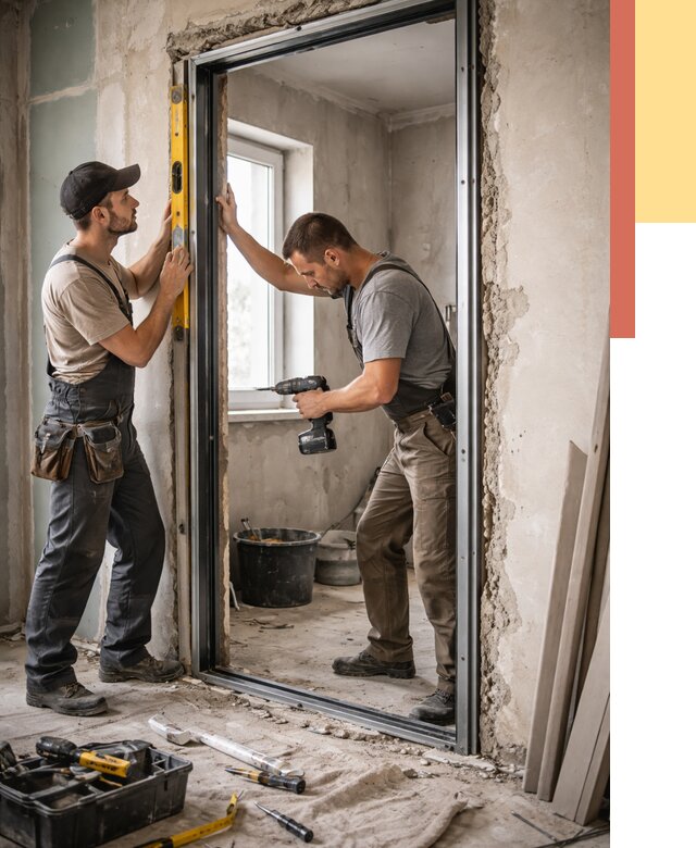 Закладка дверного проема в Кызыле от 3630 руб. — быстро и недорого | ОТДЕЛОЧНИК-Кзл