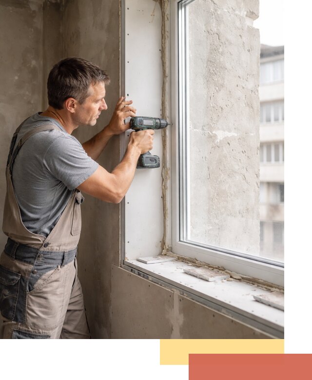 Монтаж гипсокартонных откосов в Кызыле под ключ