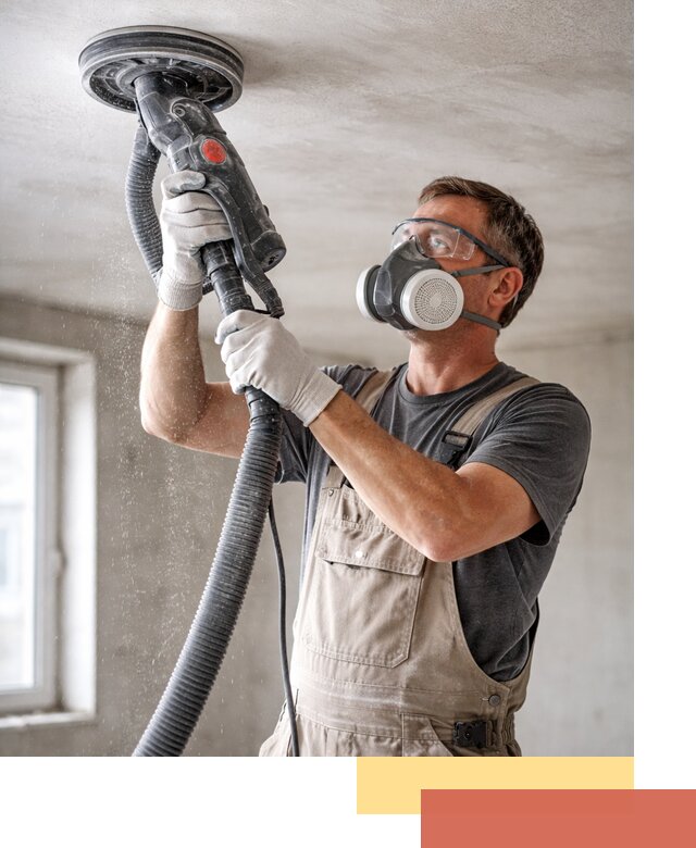 Шлифовка потолка в Кызыле — качественная подготовка под отделку