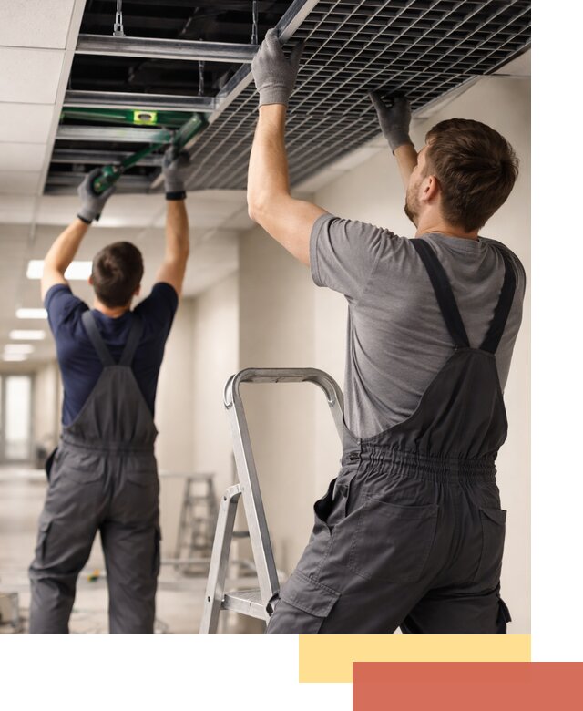 Монтаж потолка Грильято в Кызыле: установка под ключ качественно