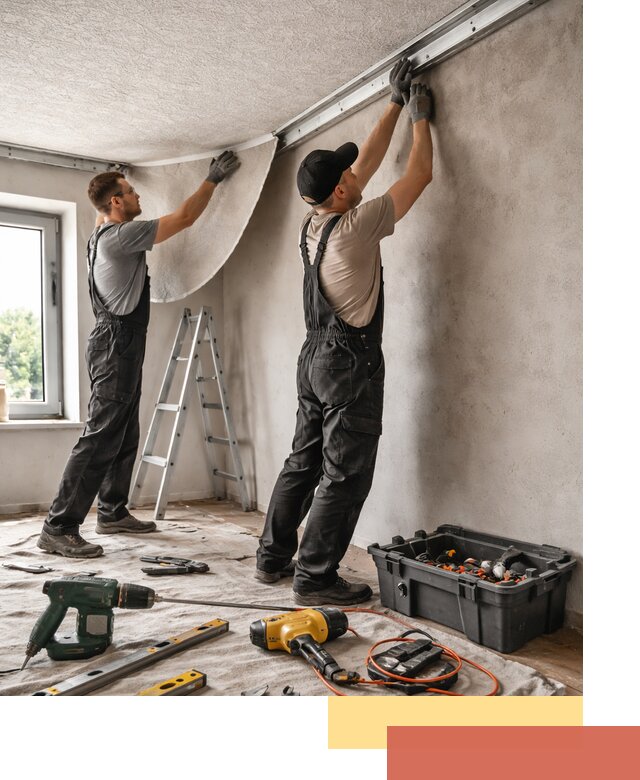 Монтаж фактурного натяжного потолка в Кызыле качественно и быстро