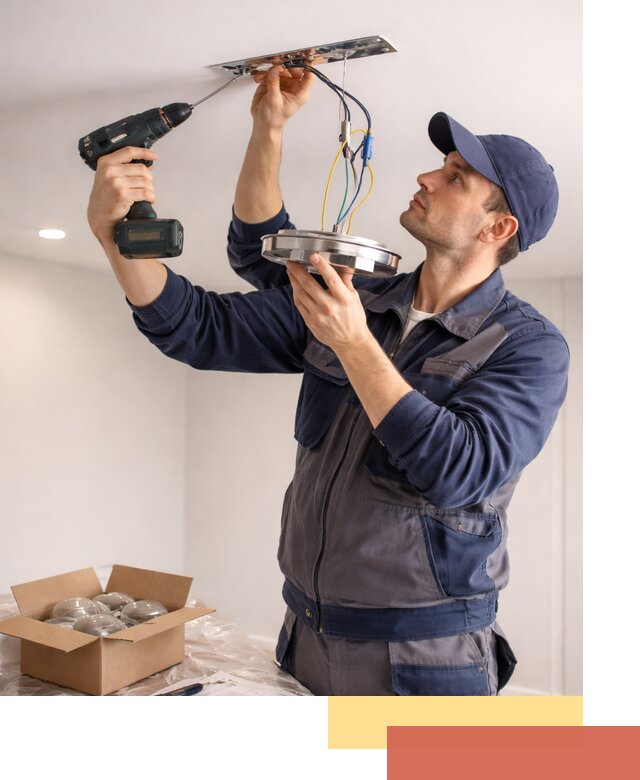 Установка люстры в натяжной потолок в Кызыле