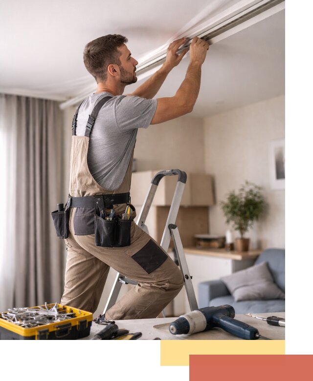 Ремонт натяжных потолков в Кызыле — качественно и оперативно