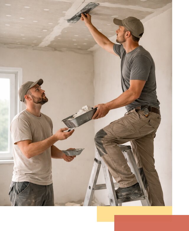 Шпаклевка потолка из гипсокартона в Кызыле качественно и быстро