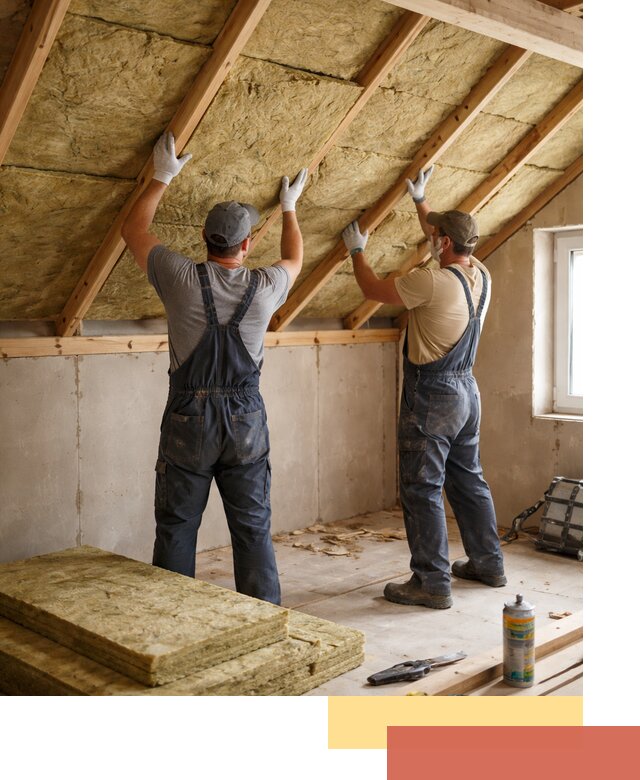 Утепление потолка минеральной ватой в Кызыле