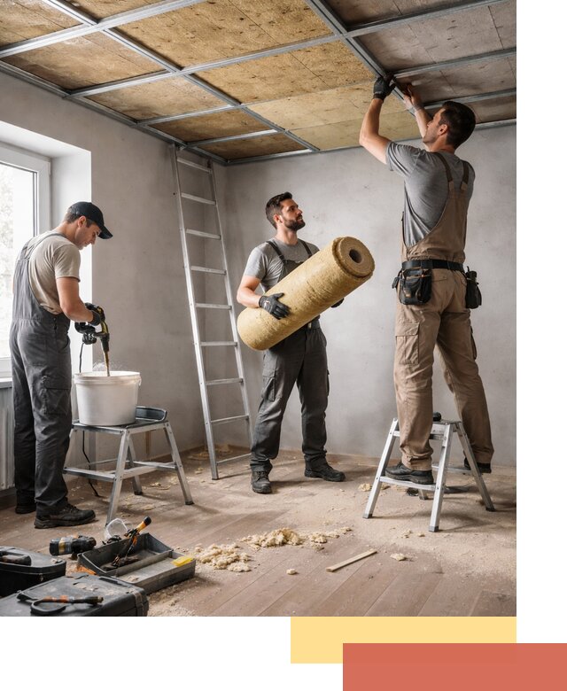 Шумоизоляция потолка в Кызыле: профессиональный монтаж и отделка