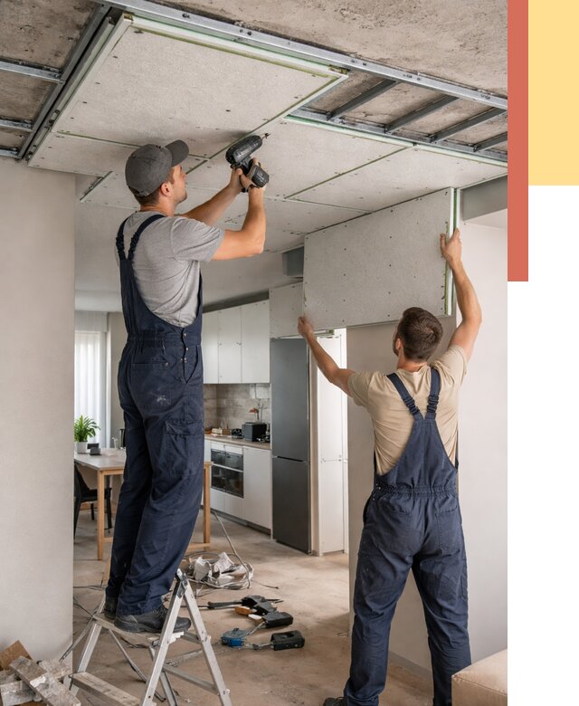 Шумоизоляция потолка панелями зипс в Кызыле от 1919 руб. под ключ | ОТДЕЛОЧНИК-Кзл